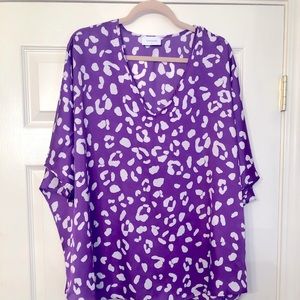 Adrienne Purple blouse